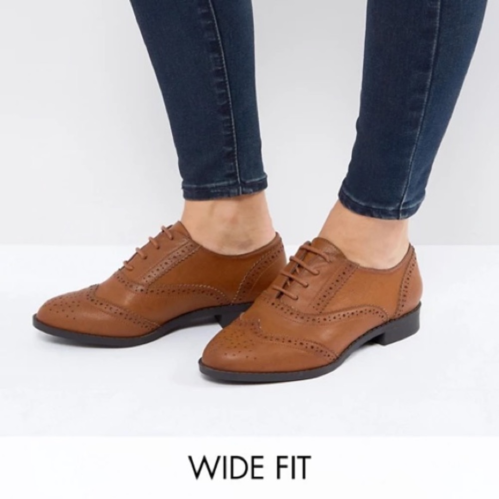 ASOS DESIGN Manic flat brogues - Picture 3 of 8